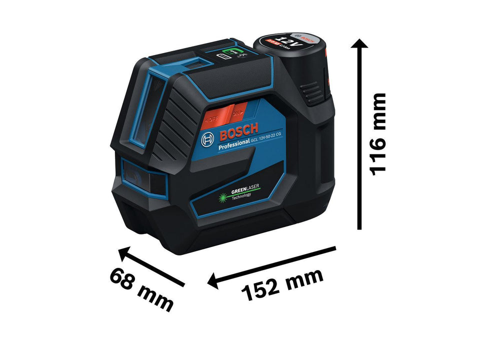 BOSCH Gradjevinski laser GCL 12V-50-22 CG (0601066S02)-SBT Alati Beograd