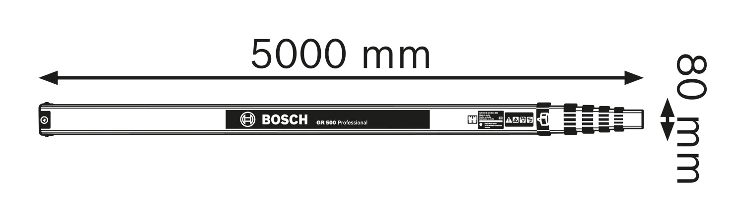 BOSCH Merna letva GR 500 Prof (bosch-0601094300)-SBT Alati Beograd