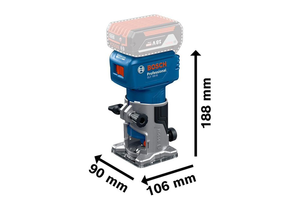 BOSCH Gornja glodalica GLF 18V-8 (06016C6000)-SBT Alati Beograd