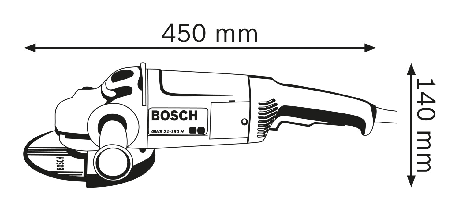 BOSCH Ugaona brusilica GWS 21-180 H (0601851013)-SBT Alati Beograd