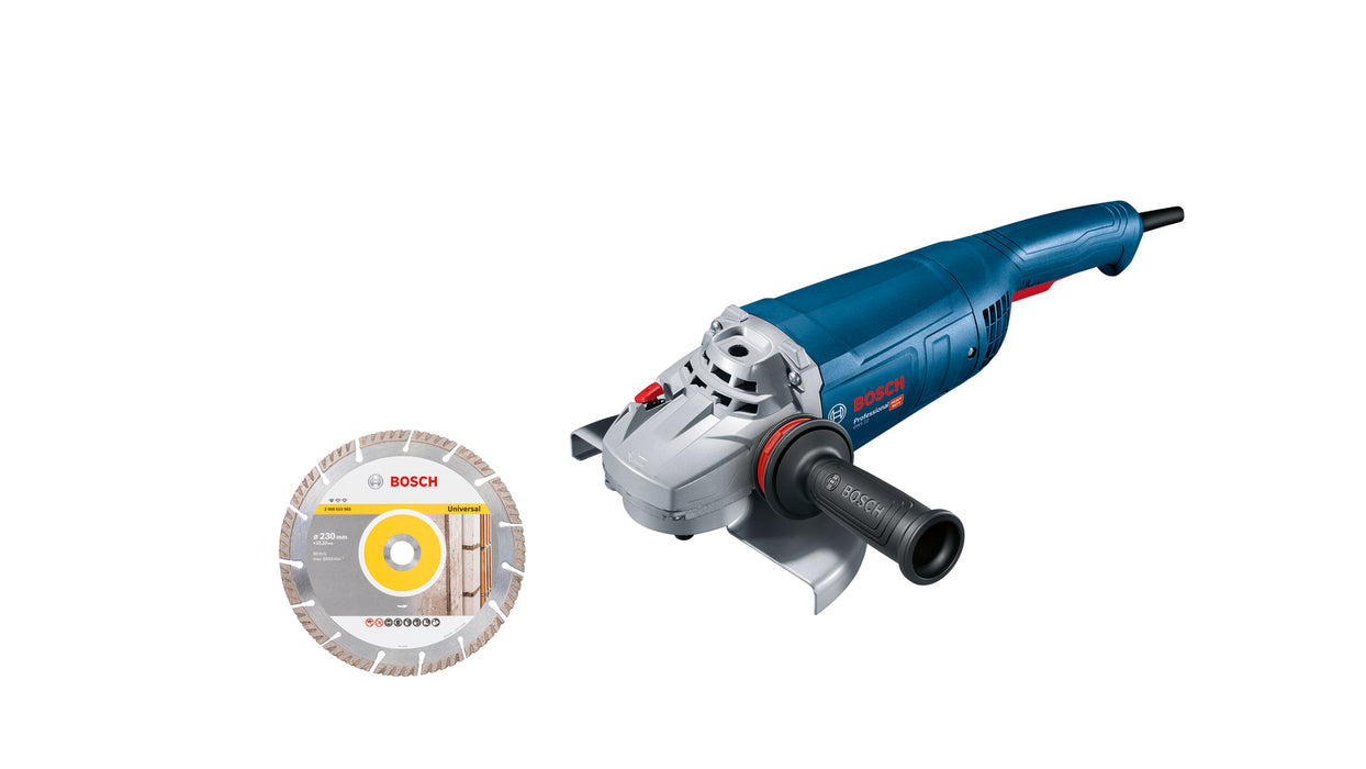 BOSCH Ugaona brusilica GWS 22-230 J Set (06018C1301)