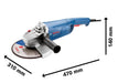 BOSCH Ugaona brusilica GWS 2000 J (06018F2000)-SBT Alati Beograd