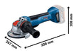 BOSCH Akku-ugaona brusilica GWX 18V-10 P (06019J4200)-SBT Alati Beograd