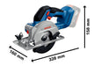 BOSCH Akku-kružna testera GKS 18V-51 (06019M3122)-SBT Alati Beograd