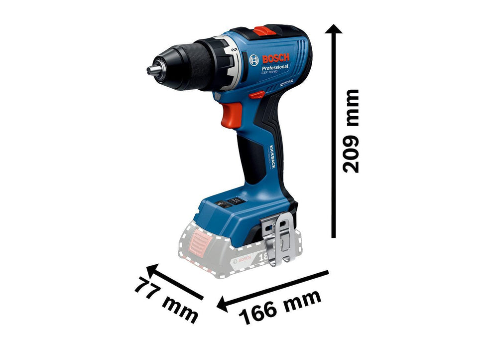 BOSCH Akku-bušilica i uvrtanjač GSR 18V-65 (06019N3000)-SBT Alati Beograd