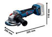 BOSCH Akku-ugaona brusilica GWS18V-11PS (06019N4301)-SBT Alati Beograd