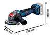 BOSCH Akku-ugaona brusilica GWX18V-11PS (06019N4400)-SBT Alati Beograd