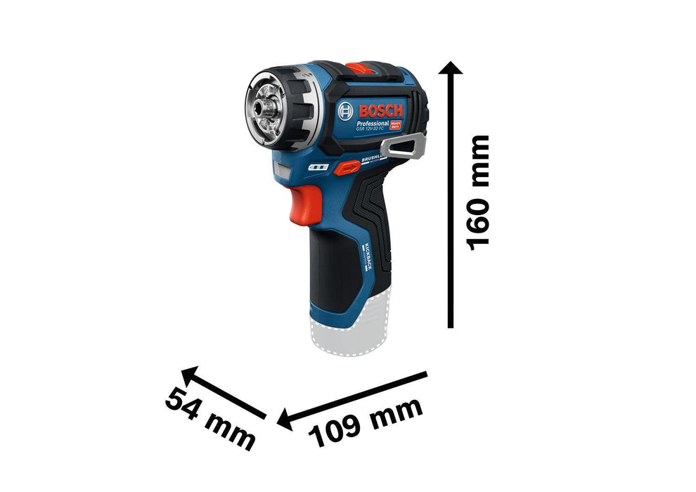 BOSCH Akku-bušilica i uvrtanjač GSR 12V-32 FC (06019N7101)-SBT Alati Beograd