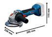 BOSCH Akku-ugaona brusilica GWS 18V-8 (06019N9001)-SBT Alati Beograd