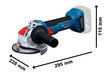 BOSCH Akku-ugaona brusilica GWX 18V-8 (06019N9102)-SBT Alati Beograd