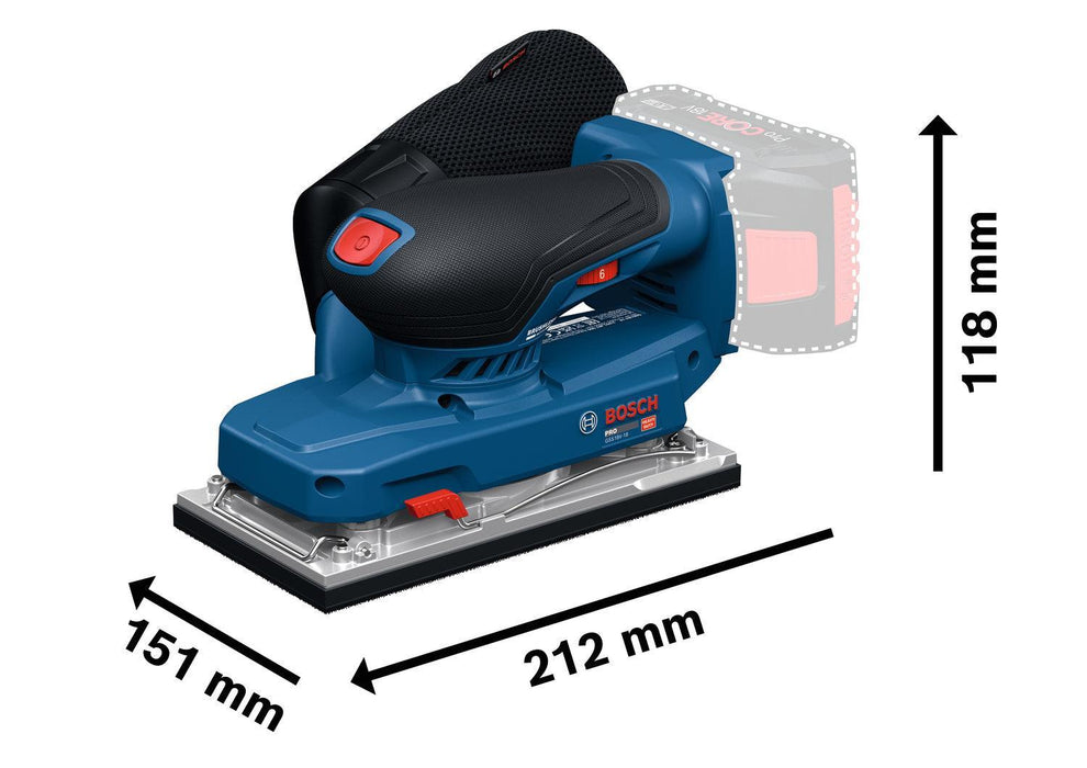 BOSCH Vibraciona brusilica GSS18V-18 (06019R7001)-SBT Alati Beograd