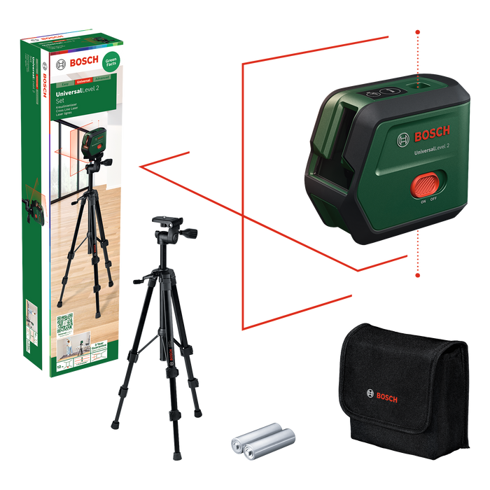 BOSCH Gradjevinski laser UniversalLevel 2 Set (0603663F01)-SBT Alati Beograd