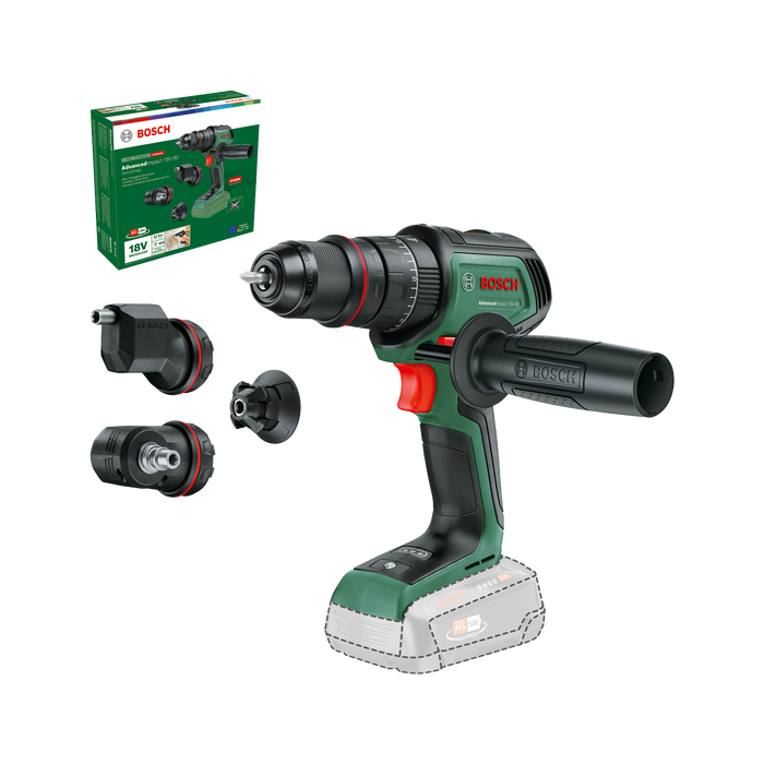 BOSCH AdvancedImpact 18V-80 QuickSnap - Akku-bušilica sa udarcima Adv.Impact 18V (06039E2103)-SBT Alati Beograd