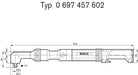 BOSCH 740-watt angle shut-off wrench - (0607457602)-SBT Alati Beograd