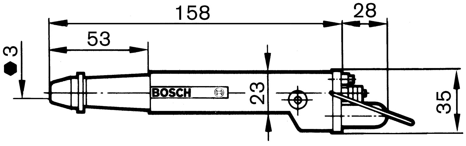 BOSCH 20-watt straight screwdriver - (0607459203)-SBT Alati Beograd