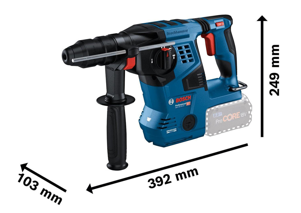 BOSCH GBH 18V-28 CF + GDE - (0611921004)-SBT Alati Beograd