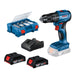 BOSCH Profesionalni set: Akumulatorska vibraciona bušilica/odvrtač GSB 185-LI + 2 x 2,0 Ah akumulatora + set pribora od 82 kom. u koferu - (0615990N2P)-SBT Alati Beograd