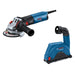 BOSCH GWS 14-125 + GDE 115/125 FC-T - Ugaona brusilica GWS 14-125 (C) + GDE 11 (0615A5004R)-SBT Alati Beograd