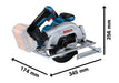 BOSCH GSB 18V-45; GST 18V-125 S; GKS 18V-57-2; 2x GBA 18V 4.0Ah; GAL 18V-40; srednja torba - Combi komplet 18V GSB+GKS+GST+2x4.0Ah+GA (0615A5005N)-SBT Alati Beograd