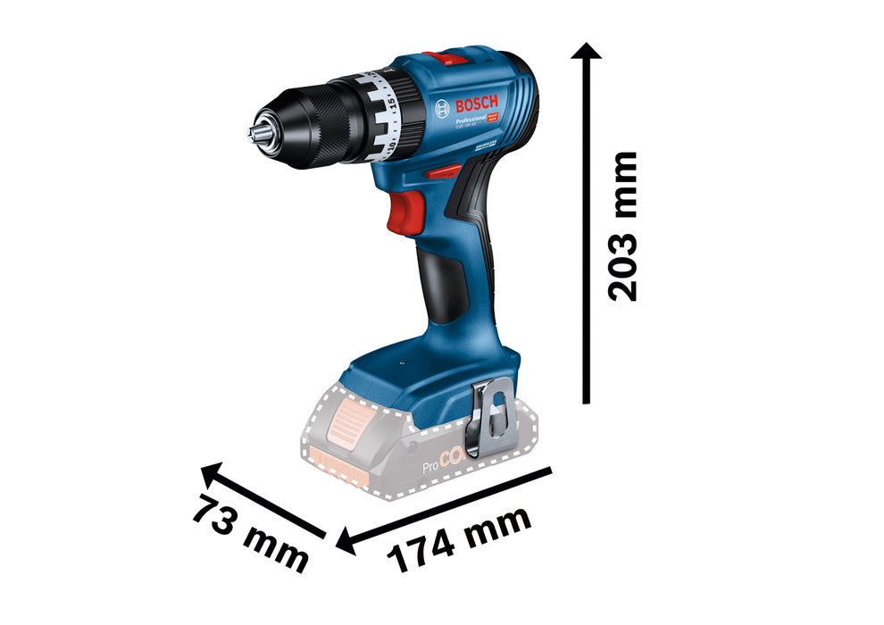 BOSCH Komplet od 2 alata od 18 V: GSB 18V-45 + GWS 18V-8 + 2 x GBA 4.0 Ah + GAL 18V-40 + RAF BAG - Combi komplet 18V GSB + GWS + 2x4.0Ah + (0615V0001Y)-SBT Alati Beograd