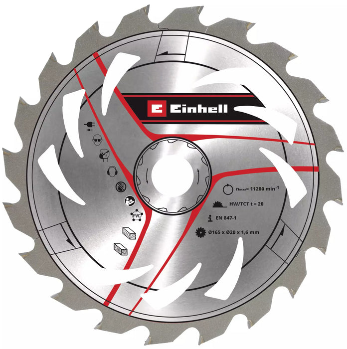 Einhell 49584759 rezni list za cirkular, 165x20x1.6mm, 20 zuba