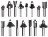 Einhell 49757291 set glodala za drvo, 15 delova, 8mm