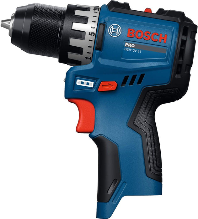 Akumulatorska bušilica-odvrtač Bosch GSR 12V-31; 2x2,0Ah + 11-delni set bitova u PVC koferu (06019S6003)