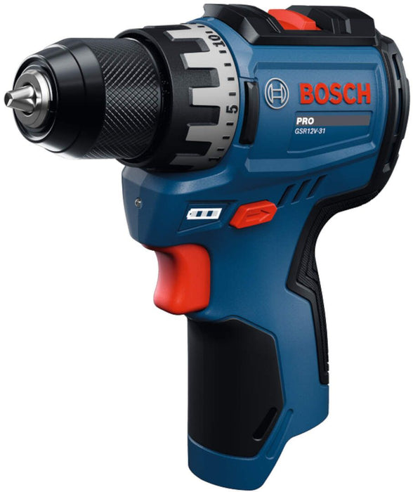 Akumulatorska bušilica-odvrtač Bosch GSR 12V-31; 2x2,0Ah + 11-delni set bitova u PVC koferu (06019S6003)