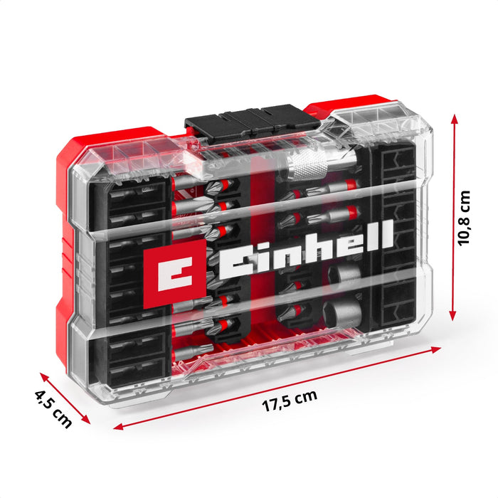 EINHELL - M-Case 42-del set bitova 25-50mm, 1/4" 25-50mm bit, 2xmag. Nastavak - (49118953)-SBT Alati Beograd