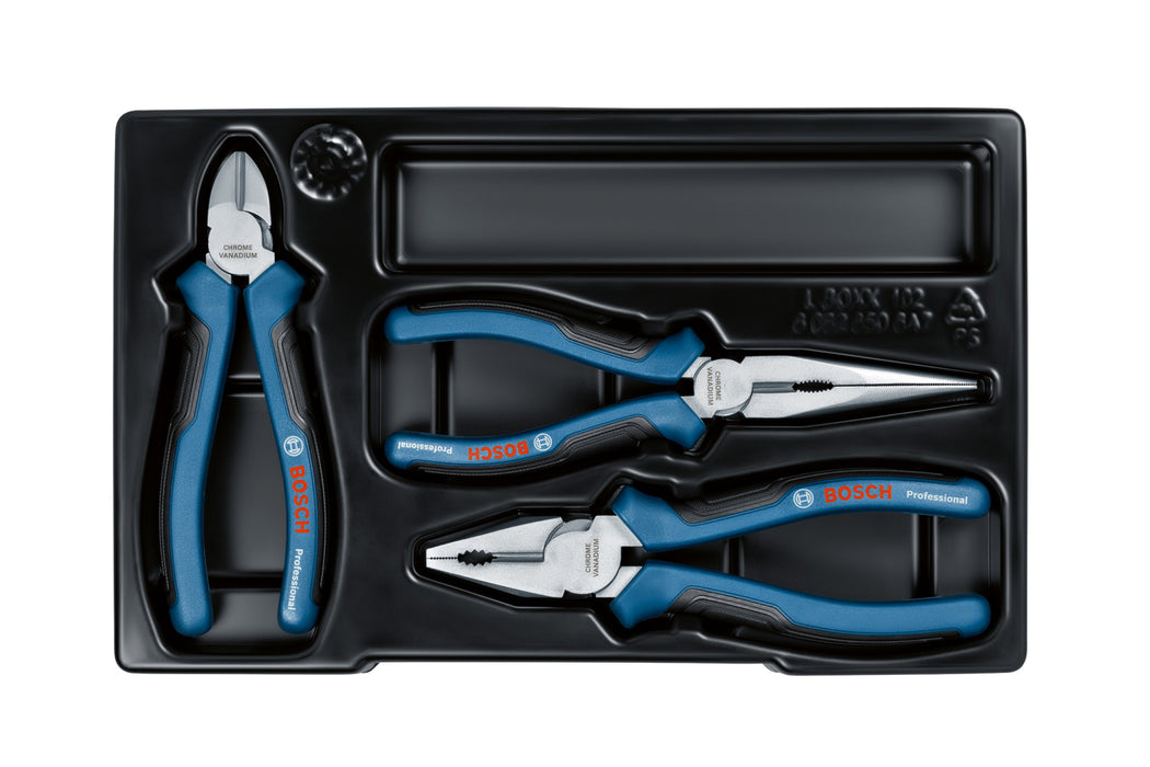 BOSCH Trodelni komplet klešta - PRO Plier SET 3 pce (1600A016BG)-SBT Alati Beograd