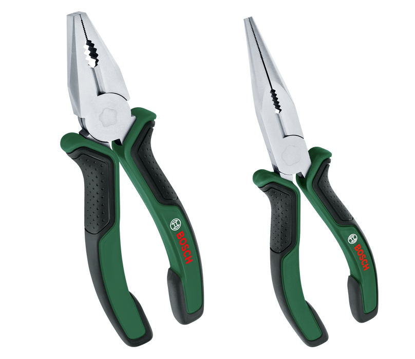 BOSCH 2-delni set klešta - Klešta 2 pcs set (Combination/Long nose) (1600A0275H)-SBT Alati Beograd