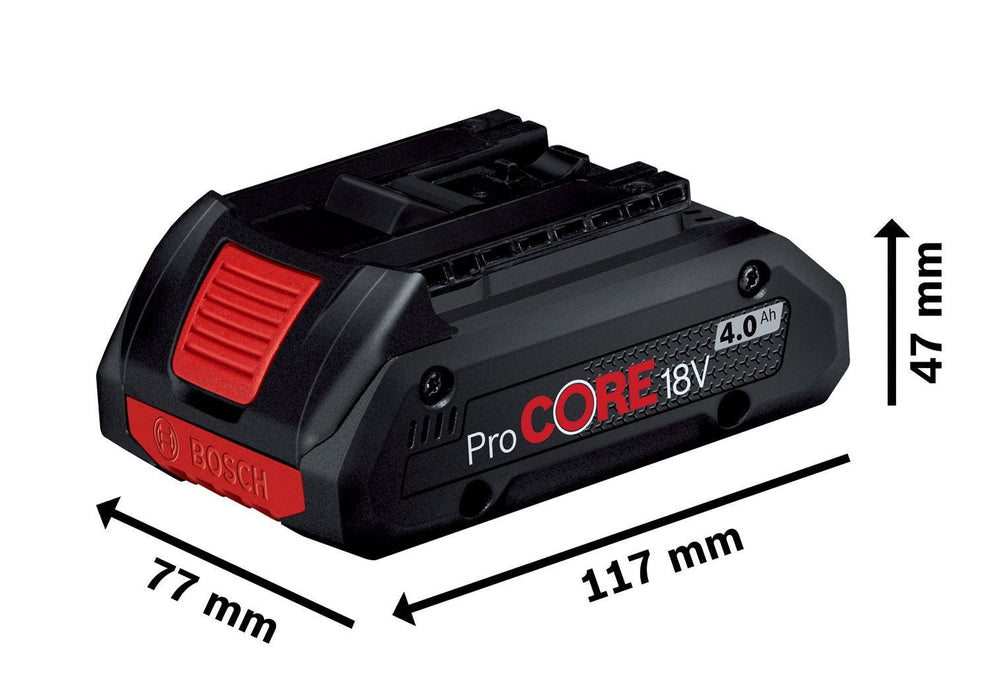 BOSCH 4 x ProCORE18V 4.0Ah + 2 x ProCORE18V 8.0Ah - Akumulatorski paket 4x PC18V4.0+2x PC18V (1600A02A2T)-SBT Alati Beograd