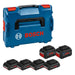 BOSCH 4 x ProCORE18V 4.0Ah + 2 x ProCORE18V 8.0Ah - Akumulatorski paket 4x PC18V4.0+2x PC18V (1600A02A2T)-SBT Alati Beograd