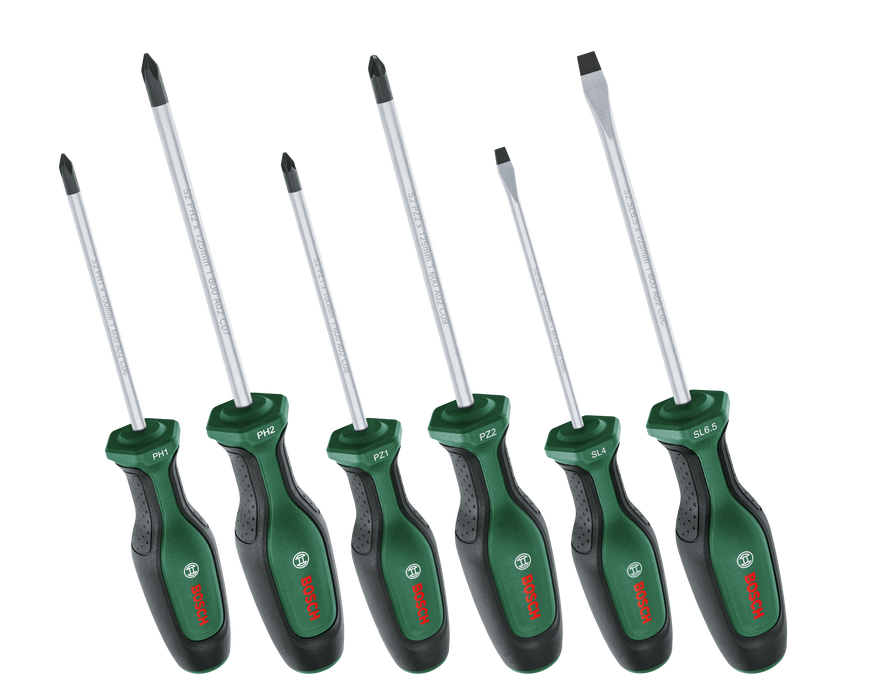 BOSCH 6-delni set odvrtača - Odvrtač 6pcs set (1600A02BX7)-SBT Alati Beograd