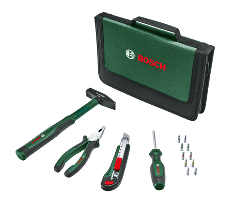 BOSCH 14-delni set ručnog alata za početnike - (1600A02BY3)-SBT Alati Beograd