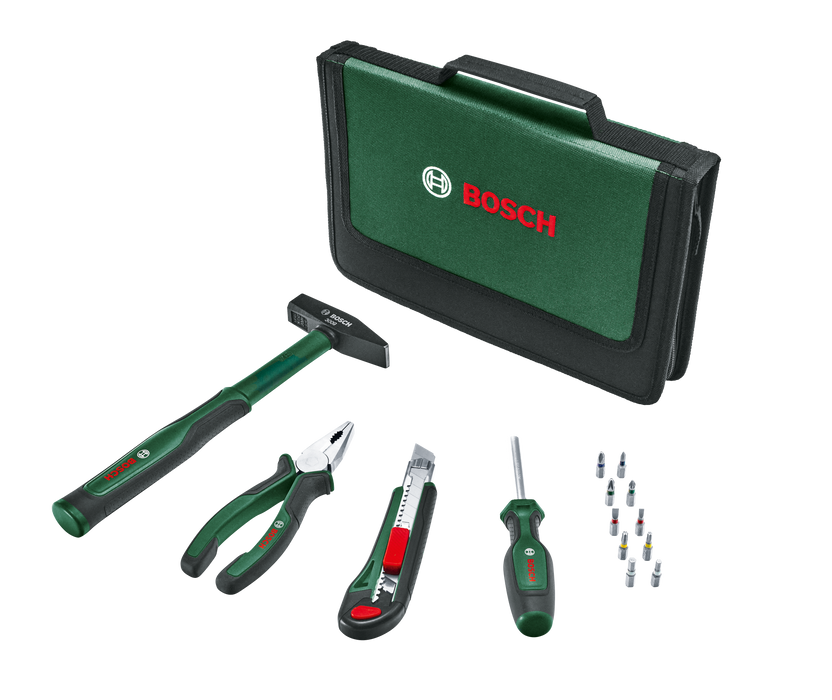 BOSCH 14-delni set ručnog alata za početnike - (1600A02BY3)-SBT Alati Beograd
