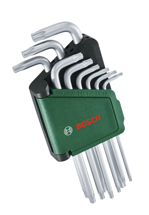 BOSCH 9-delni komplet Torx ključeva - (1600A02Z9C)-SBT Alati Beograd