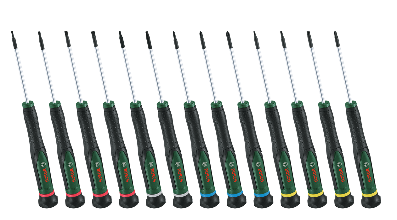 BOSCH 13-delni set preciznih odvrtača - Odvrtač - Precision Screwdriver Set 12-P (1600A02Z9N)