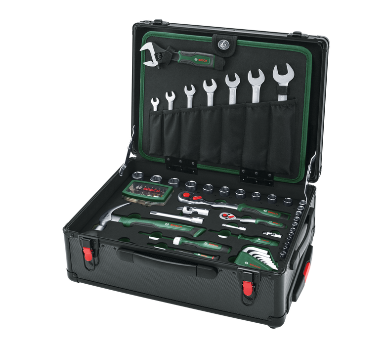 BOSCH Set kofer za alat sa točkićima sa 119 komada pribora - (1600A02ZB4)-SBT Alati Beograd