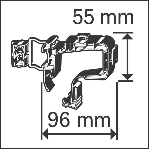 BOSCH PRO EPH vešalica za kablove, 20 kablova NYM 3×1,5 mm² - (1600A032GD)-SBT Alati Beograd
