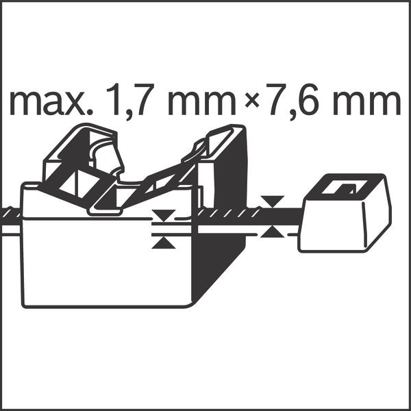 BOSCH PRO EPC vezica za kablove, vezica za spoljni prečnik 1,7×7,6 mm - (1600A032GF)-SBT Alati Beograd