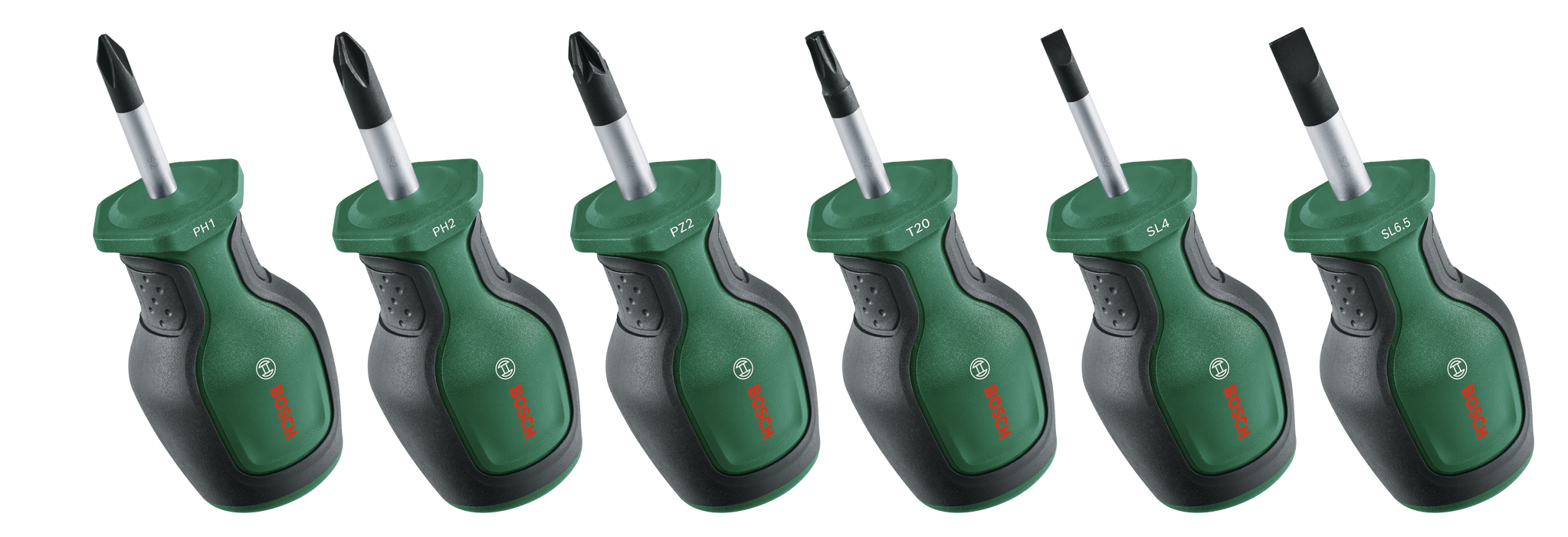 BOSCH 6-delni set kratkog odvrtača - Odvrtač - Stubby 6-Piece (1600A032UK)-SBT Alati Beograd