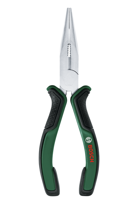 BOSCH Špicangle od 180 mm - Zaravnjena klešta Long-nose Pliers 180mm (1600A032VC)-SBT Alati Beograd