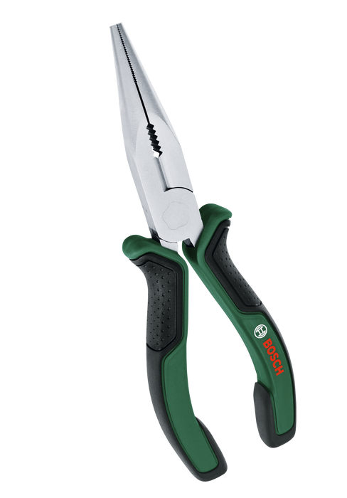 BOSCH Špicangle od 180 mm - Zaravnjena klešta Long-nose Pliers 180mm (1600A032VC)-SBT Alati Beograd