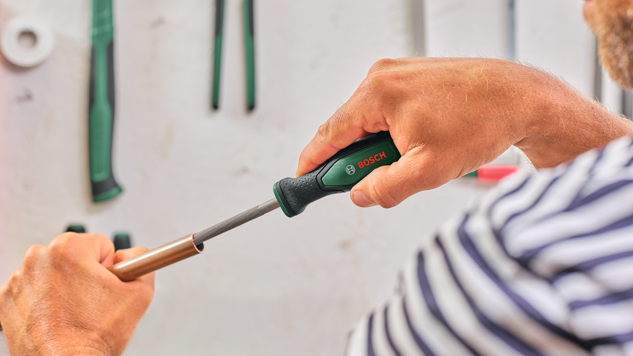 BOSCH File Set 200 mm / 8" with brush 4-Piece - Turpija File Set + Brush (1600A034GM)-SBT Alati Beograd