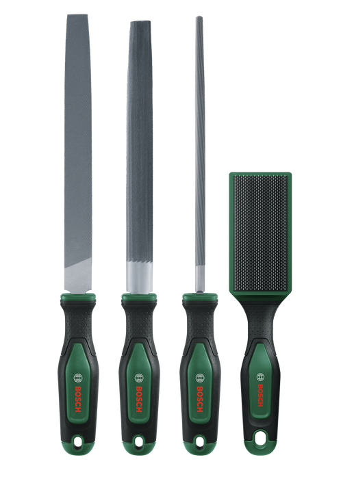 BOSCH File Set 200 mm / 8" with brush 4-Piece - Turpija File Set + Brush (1600A034GM)-SBT Alati Beograd