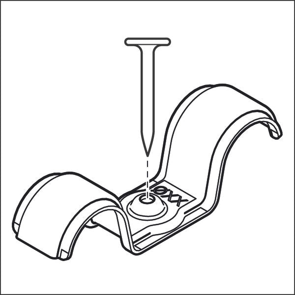 BOSCH PRO Metal dupli držač kabla, EMD-10 - Kablovska obujmica PRO EMD-10 (1600A03C2J)-SBT Alati Beograd