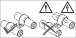 BOSCH PRO Metal dupli držač kabla, EMD-10 - Kablovska obujmica PRO EMD-10 (1600A03C2J)-SBT Alati Beograd