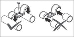 BOSCH PRO Metal dupli držač kabla, EMD-10 - Kablovska obujmica PRO EMD-10 (1600A03C2J)-SBT Alati Beograd