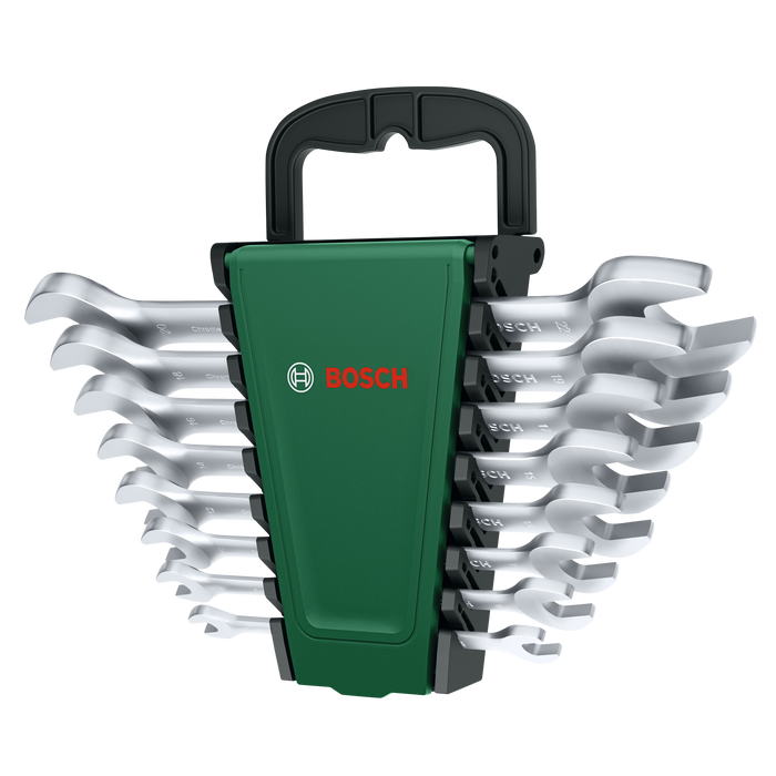 BOSCH 8-delni set dvostranih viljuškastih ključeva - Dvostr. ključ za navrtke Wrench Set 8 (1600A03HM8)-SBT Alati Beograd